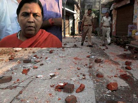 முசாபர்நகர் கலவரம்.. கைது செஞ்சு பாருங்க... நடக்கிறதே வேற.. சவுண்டு விடுகிறார் உமாபாரதி!!