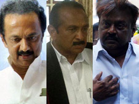 பா.ராமச்சந்திர ஆதித்தன் உடலுக்கு அமைச்சர்கள், ஸ்டாலின், வைகோ, விஜயகாந்த் அஞ்சலி