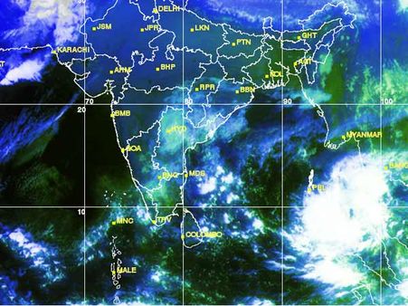 அந்தமான் அருகில் புதிய காற்றழுத்த தாழ்வு நிலை