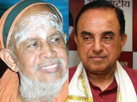 சங்கராச்சாரியார் விடுதலை- ஜெ. மன்னிப்பு கேட்க சு.சுவாமி வலியுறுத்தல்