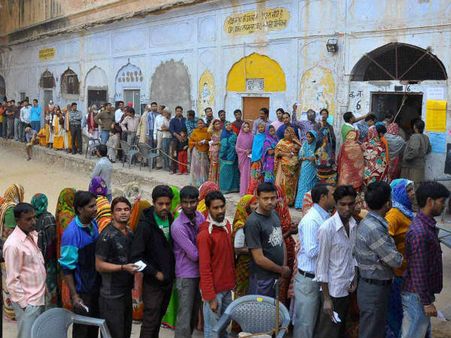 ராஜஸ்தான் சட்டசபை தேர்தல்- 75% வாக்குப்பதிவு