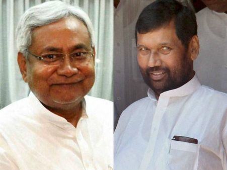 காங்கிரசுடன் கூட்டணி இல்லை- நிதிஷ்குமார், காங்கிரசுடன் தான் கூட்டணி- பாஸ்வான்