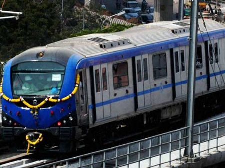 கோயம்பேடு- அசோக்நகர் இடையே மெட்ரோ ரயில் சோதனை ஓட்டம்: உற்சாக வரவேற்பு