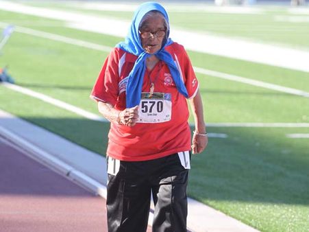 பதக்கங்கள், விருதுகளை குவிக்கும் ”பரபர” பாட்டி…