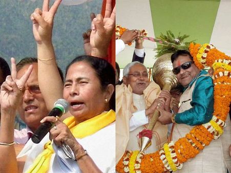 மே.வங்கத்தில் மம்தாவுக்கு 29 தொகுதிகள், பிகாரில் பாஜக கூட்டணிக்கு 29: கருத்து கணிப்பு