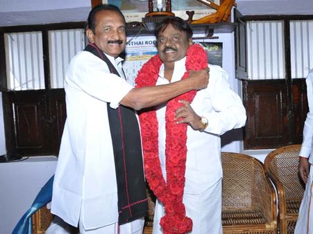 நானும் அண்ணன் வைகோவும் சிங்கங்கள்... விஜயகாந்த்