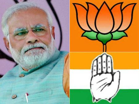 மோடியின் குஜராத்தில் பாஜகவுக்கு 49% ஆதரவு, காங்கிரஸுக்கும் 41% ஆதரவு!
