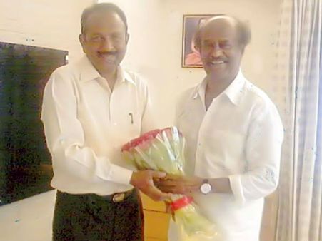 மோடியை ஆதரிக்க கோரி ரஜினியை நேரில் சந்தித்த வைகோ! ஜெத்மலானியின் தூதராக சென்றார்!!