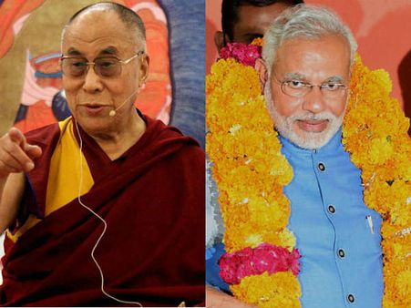 நாடு எதிர் நோக்கியுள்ள சவால்களில் வெற்றி காண வேண்டும்... மோடிக்கு தலாய்லாமா வாழ்த்து