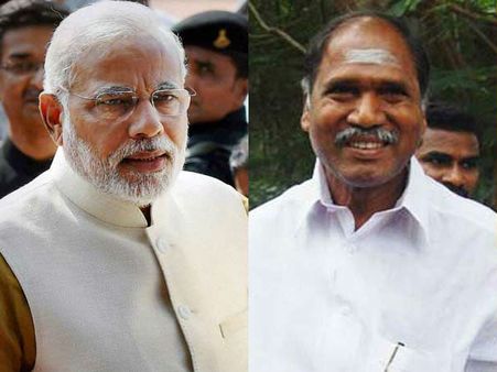 எளிமையான முதல்வர்களில் நீங்களும் ஒருவர்... புதுவை ரங்கசாமியை பாராட்டிய மோடி