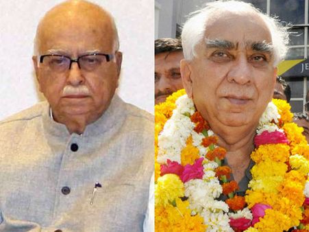 பாஜகவில் இருந்து சஸ்பென்ட் ஆன ஜஸ்வந்த்சிங் சிங் அத்வானியுடன் சந்திப்பு