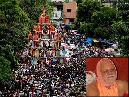 ஜெகநாதர் கோவில் ரத யாத்திரை- முதல் முறையாக பூரி சங்கராச்சாரியார் புறக்கணிப்பு!