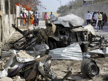 சோமாலியா அதிபர் மாளிகை மீது அல்-சபாப் தீவிரவாதிகள் தாக்குதல்!