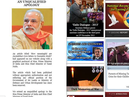 பிரதமர் மோடி, தமிழக முதல்வர் ஜெயலலிதாவிடம் நிபந்தனையற்ற மன்னிப்பு கோரியது இலங்கை!