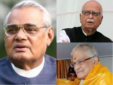 பாஜக நாடாளுமன்ற குழுவில் இருந்து வாஜ்பாய், அத்வானி, எம்.எம். ஜோஷி அதிரடி நீக்கம்!