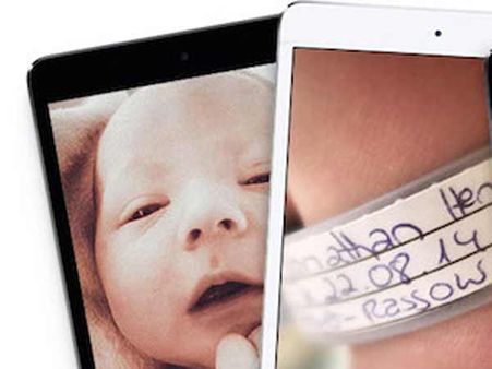 சிறிய ரக ஜோனாதன்...மகன் பிறந்ததை 'ஆப்பிள்’ ஸ்டைலில் விளம்பரமாக்கிய முன்னாள் ஊழியர்!