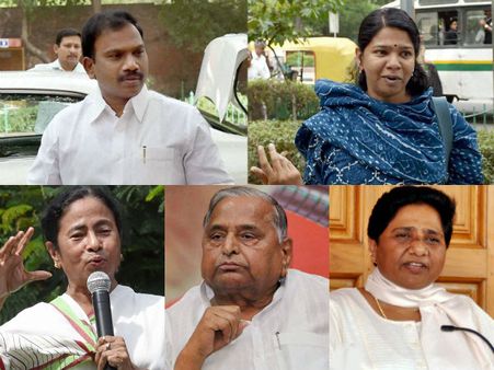 காத்திருக்கும் சிறைகள்.. தீர்ப்பை எதிர்நோக்கியிருக்கும் கனிமொழி, ராசா, மமதா, முலாயம், மாயாவதி!