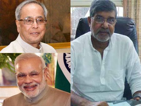 அமைதிக்கான நோபல் பரிசு பெற்ற கைலாஷ் சத்யார்த்திக்கு ஜனாதிபதி, பிரதமர் வாழ்த்து