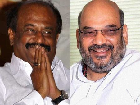 தலைவா, கிளம்பி வரவா.. ரஜினியை அணத்தும் அமீத் ஷா!