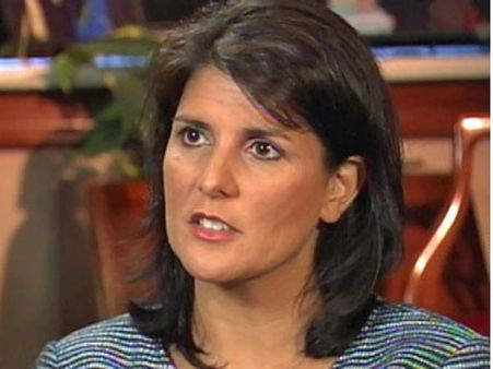 தெற்கு கரோலினா மாகாண ஆளுநர் தேர்தல் - இந்திய-அமெரிக்கர் நிக்கி ஹேலே 2வது முறையாக வெற்றி