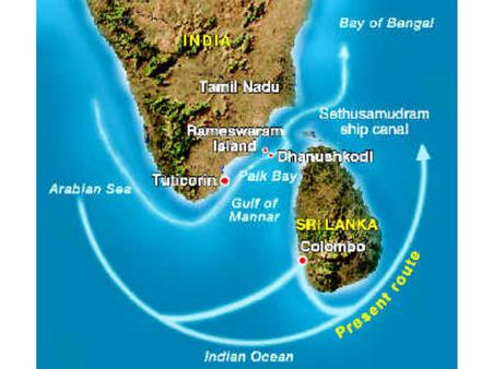 பாம்பன் கால்வாய் வழியாக சேதுசமுத்திர திட்டத்தை அமைக்கிறது மத்திய அரசு!
