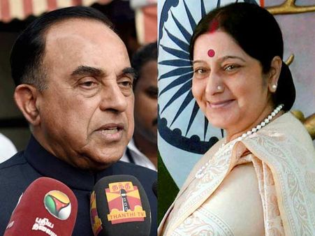 தலையங்கம்: இந்திய வெளியுறவுத்துறை அமைச்சர் சுவாமியா? சுஷ்மாவா?