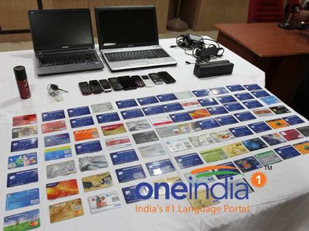 போலி ஏடிஎம் கார்டு தயாரித்த நான்கு பேர் கும்பல்- சென்னையில் கைது