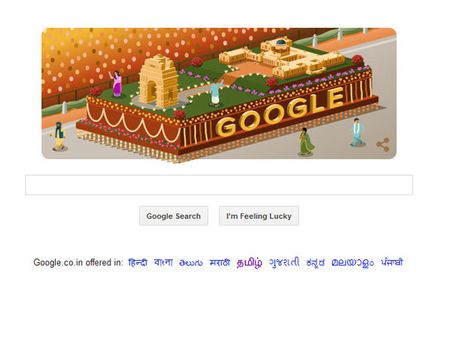 இந்தியா கேட் டூ ராஜ்பவன் - குடியரசுத் தினத்தை கோலாகலமாக கொண்டாடும் கூகுள் டூடுள்