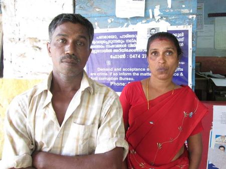 தென்காசியிலிருந்து பஸ்ஸில் கஞ்சா கடத்திய கணவன், மனைவி கைது!