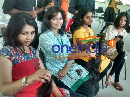 தலைமுடி தானம் செய்த மாணவிகளுக்கு அகில இந்திய சமத்துவ மக்கள் கட்சி பாராட்டு