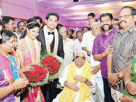 நக்கீரன் ஆசிரியர் கோபால் இல்லத்திருமணம்: கருணாநிதி, ரஜினி பங்கேற்பு