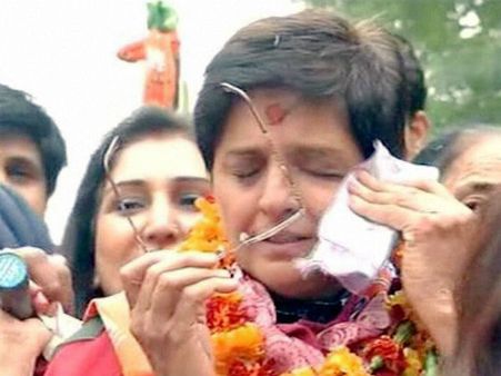 கிரண்பேடி 2, 277 வாக்கு வித்தியாசத்தில் தோல்வி!! 22 ஆண்டுகாலம் பாஜக வசம் இருந்த தொகுதி பறிபோனது!!