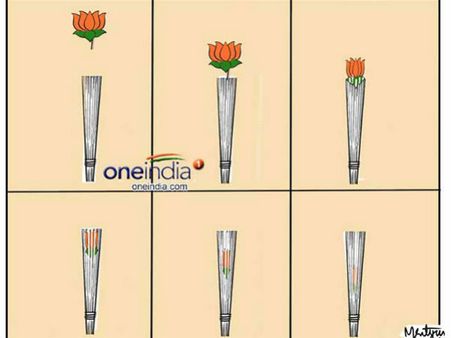 தூய்மை இந்தியாவுக்கு 'துடைப்பம்' தூக்கி பாஜக தனக்குத்தானே வைத்துக் கொண்ட ”ஆப்பு”!