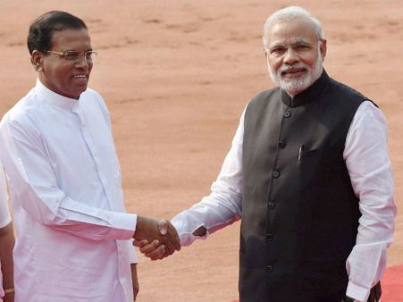 மோடி - சிறிசேனா சந்திப்பு...பல முக்கிய ஒப்பந்தங்கள் கையெழுத்து - மார்ச்சில் மோடி இலங்கை செல்கிறார் !