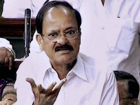 காங். 'காணாமல் போய்விடும்'.. வெங்கையா நாயுடு மறைமுக பேச்சால் சர்ச்சை- நாடாளுமன்றத்தில் அமளி!!