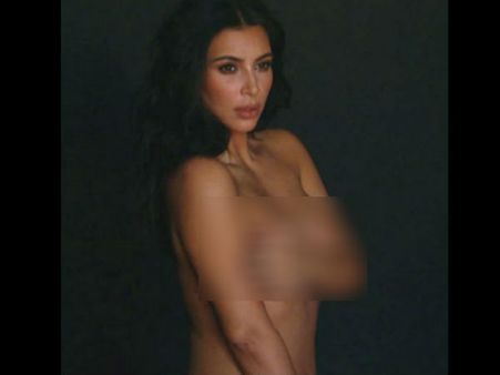 ஆ, ஊன்னா நிர்வாணமாக போஸ் கொடுக்கும் கிம் கர்தாஷியன்