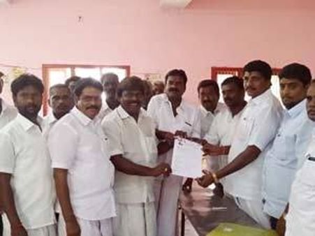 அதிமுக ஒன்றிய செயலாளர் பதவிக்கு போட்டியிடும் தேமுதிக அதிருப்தி எம்.எல்.ஏ