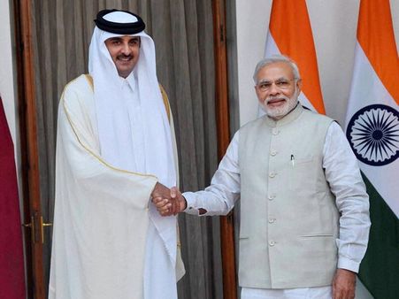 கத்தார் மன்னர் ஹமாத்-மோடி சந்திப்பு.. இருநாடுகளிடையே 6 ஒப்பந்தங்களுக்கு கையெழுத்து