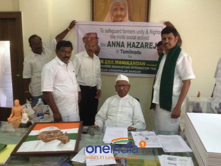 விவசாயிகளை ஒருங்கிணைக்க தமிழகம் வருகிறார் அன்னா...!