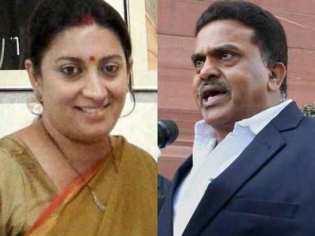 'டான்ஸ் ஆடிய' ஸ்மிருதி இரானி: சோனியா மீதான விமர்சனத்துக்கு காங்.எம்.பி. சஞ்சய் நிருபம் பதிலடி!!