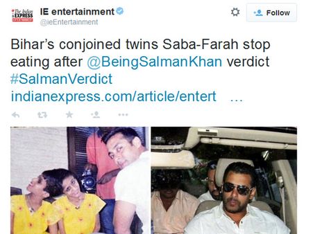 5 ஆண்டுகள் தண்டனை பெற்றும் சிறைக்குப் போகாத சல்மான்! ட்விட்டர் சண்டைகள்!!