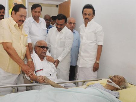 கருணாநிதியின் மூத்த சகோதரி சண்முகசுந்தரத்தம்மாள் காலமானார்.. ராமதாஸ் இரங்கல்