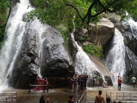சட்டென்று மாறிய வானிலை.. ஜோவென்று ஆர்ப்பரிக்கும் குற்றாலம் - வெளுத்து வாங்கும் பருவமழை