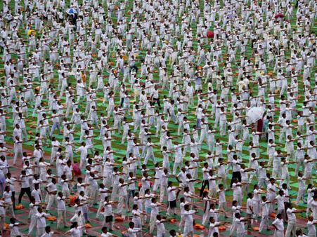 நாளை சர்வதேச யோகா தினம்... 47 இஸ்லாமிய நாடுகள் பங்கேற்பு!