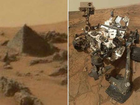 செவ்வாய் கிரகத்திலும் பிரமிடுகள்?- நாசாவின் கியூரியாசிட்டி போட்டாவால் புது பரபரப்பு