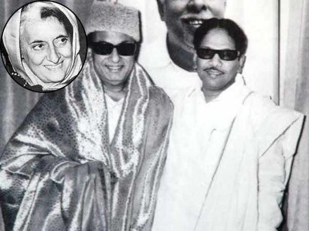 எம்.ஜி.ஆரை பயன்படுத்தி தி.மு.க.வை உடைத்தார் இந்திரா?.. பரபரப்பைக் கிளப்பும் கருணாநிதி