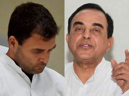 போதைப் பொருளுடன் அமெரிக்காவில் கைதான ராகுலை வாஜ்பாய் தான் விடுவித்தார்: சு. சாமி