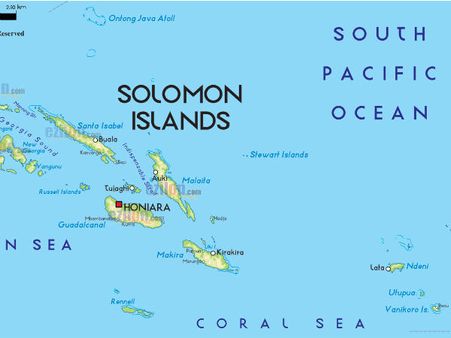 பசிபிக் பெருங்கடலின் சாலமன் தீவில் சக்தி வாய்ந்த நிலநடுக்கம்... ரிக்டரில் 6.6 ஆக பதிவு