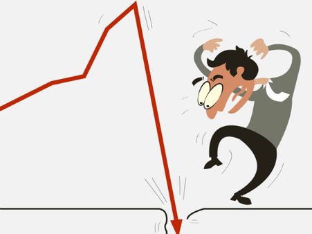 மும்பை பங்குச் சந்தையில் பயங்கர வீழ்ச்சி- 1,624 புள்ளிகள் சரிவை கண்டது- ரூ.7 லட்சம் கோடி இழப்பு!!