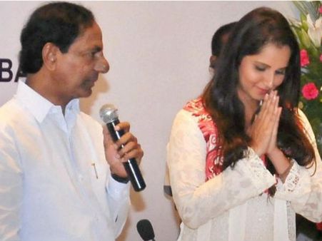 கேல் ரத்னா விருது பெற்ற சானியா மிர்சாவுக்கு தெலங்கானா முதல்வர் சந்திரசேகர ராவ் வாழ்த்து